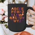ABCs Learning Kindergarten Teacher Halloween Alphabet Graphic Print Coffee Mug, funny design ABCs Learning Kindergarten Teacher Halloween Alphabet Graphic Print Coffee Mug, funny design