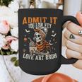 Admit It You Low Key Love Art Bruh Halloween Art Teacher Graphic Print Coffee Mug, funny design Admit It You Low Key Love Art Bruh Halloween Art Teacher Graphic Print Coffee Mug, funny design