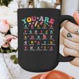 Alphabet Positive Affirmations Back To School Teacher Graphic Print Coffee Mug, funny design Alphabet Positive Affirmations Back To School Teacher Graphic Print Coffee Mug, funny design