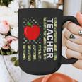 American Flag Camouflage Teacher Patriotic 4th Of July Graphic Print Coffee Mug, funny design American Flag Camouflage Teacher Patriotic 4th Of July Graphic Print Coffee Mug, funny design