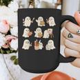 Art Teacher Ghost Halloween Artists Painter Teacher Spooky Graphic Print Coffee Mug, funny design