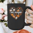 Art Teacher Heart Autumn Thanksgiving Kids Graphic Print Coffee Mug, funny design Art Teacher Heart Autumn Thanksgiving Kids Graphic Print Coffee Mug, funny design