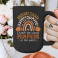 Assistant Teacher Rainbow Leopard Halloween Teacher Graphic Print Coffee Mug, funny design Assistant Teacher Rainbow Leopard Halloween Teacher Graphic Print Coffee Mug, funny design