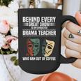 Theatre Teacher Drama Lover Theatre Mask Drama Teacher Graphic Print Coffee Mug, funny design
