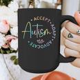 Autism Awareness Accept Adapt Advocate Autism Mom Teacher Graphic Print Coffee Mug, Couple Gifts, funny design