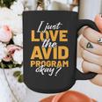 AVID Team Appreciation Essentials AVID Program Teacher Graphic Print Coffee Mug, funny design