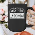 Avoid Negativity Math Teacher Graphic Print Coffee Mug, funny design