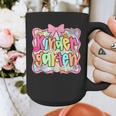 Back To School Kindergarten Preppy Teacher Girl Graphic Print Coffee Mug, funny design