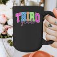 Back To School Neon Checkered Third Grade Colorful Teacher Graphic Print Coffee Mug, funny design Back To School Neon Checkered Third Grade Colorful Teacher Graphic Print Coffee Mug, funny design