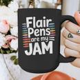 Back To School Teacher Flair Pens Are My Jam Graphic Print Coffee Mug, funny design Back To School Teacher Flair Pens Are My Jam Graphic Print Coffee Mug, funny design