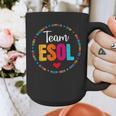 Back To School Teachers Crew Students Team ESOL Teacher Graphic Print Coffee Mug, funny design