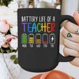 Battery Life Of A Teacher School Teacher Appreciation Graphic Print Coffee Mug, funny design Battery Life Of A Teacher School Teacher Appreciation Graphic Print Coffee Mug, funny design