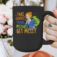 Beauty Teacher Take Chances Make Mistakes Get Messy Graphic Print Coffee Mug, funny design Beauty Teacher Take Chances Make Mistakes Get Messy Graphic Print Coffee Mug, funny design