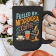 Biology Teacher Science Fueled By Mitochondria Coffee Graphic Print Coffee Mug, Science Teacher Gifts, funny design