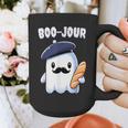 Boo Jour Ghost French Teacher Vintage Teacherlife Groovy Graphic Print Coffee Mug, Groovy Teacher Gifts, funny design