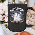 Boo Jour Ghost Halloween French Teacher Cute Coffe Croissant Graphic Print Coffee Mug, funny design Boo Jour Ghost Halloween French Teacher Cute Coffe Croissant Graphic Print Coffee Mug, funny design
