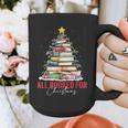 All Booked For Christmas Xmas Tree Teacher Holiday Pajamas Graphic Print Coffee Mug, funny design All Booked For Christmas Xmas Tree Teacher Holiday Pajamas Graphic Print Coffee Mug, funny design