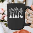Botanical Beaker Science Teacher Floral Chemistry Lab Week Graphic Print Coffee Mug, Science Teacher Gifts, funny design