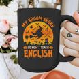 My Broom Broke So Now I Teach English Halloween Teacher Graphic Print Coffee Mug, English Teacher Gifts, funny design