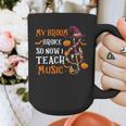 My Broom Broke So Now I Teach Music Teacher Halloween Graphic Print Coffee Mug, funny design My Broom Broke So Now I Teach Music Teacher Halloween Graphic Print Coffee Mug, funny design