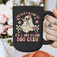 You Can't Scare Me Im A 2nd-Grade Boo Crew Teacher Halloween Graphic Print Coffee Mug, funny design