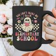You Can't Scare Me I Teach Elementary School Teacher Spooky Graphic Print Coffee Mug, funny design