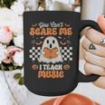 You Can't Scare Me I Teach Music Retro Teacher Halloween Graphic Print Coffee Mug, funny design You Can't Scare Me I Teach Music Retro Teacher Halloween Graphic Print Coffee Mug, funny design
