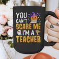 You Cant Scare Me Im A Teacher Halloween Trick Or Teach 2024 Graphic Print Coffee Mug, funny design You Cant Scare Me Im A Teacher Halloween Trick Or Teach 2024 Graphic Print Coffee Mug, funny design