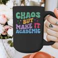 Chaos But Make It Academic Teacher Back To School Graphic Print Coffee Mug, funny design Chaos But Make It Academic Teacher Back To School Graphic Print Coffee Mug, funny design