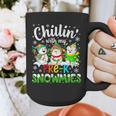 Chillin With My Pre-K Snowmies Christmas Teacher Xmas Graphic Print Coffee Mug, funny design