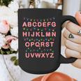 Christmas Alphabet Candy Cane Teachers Students Candy Cane For Men Women Kids Graphic Print Coffee Mug, funny design Christmas Alphabet Candy Cane Teachers Students Candy Cane For Men Women Kids Graphic Print Coffee Mug, funny design