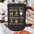 Christmas Reading Teacher Syllable Types Reading Teacher Graphic Print Coffee Mug, funny design