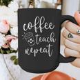 Coffee Teach Repeat Cute Costume Teacher Coffee Lover Graphic Print Coffee Mug, funny design Coffee Teach Repeat Cute Costume Teacher Coffee Lover Graphic Print Coffee Mug, funny design