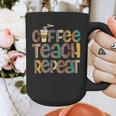 Coffee Teach Repeat Leopard Print Back To School Teachers Graphic Print Coffee Mug, funny design Coffee Teach Repeat Leopard Print Back To School Teachers Graphic Print Coffee Mug, funny design