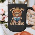 All The Cool Lions Are Reading Lion Teacher Men Women Kids Graphic Print Coffee Mug, funny design All The Cool Lions Are Reading Lion Teacher Men Women Kids Graphic Print Coffee Mug, funny design
