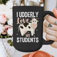 Cow Teacher Lover Graphic Print Coffee Mug, funny design Cow Teacher Lover Graphic Print Coffee Mug, funny design