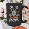 Creepin It Real With My 2nd Grade Monsters Halloween Teacher For Men Women Kids Graphic Print Coffee Mug, 2nd Grade Teacher Gifts, funny design Creepin It Real With My 2nd Grade Monsters Halloween Teacher For Men Women Kids Graphic Print Coffee Mug, 2nd Grade Teacher Gifts, funny design