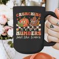 Crunching Numbers Just Like Leaves Pumpkin Fall Teacher Graphic Print Coffee Mug, funny design Crunching Numbers Just Like Leaves Pumpkin Fall Teacher Graphic Print Coffee Mug, funny design
