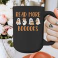 Cute Booooks Ghost Read More Books Teacher Halloween Graphic Print Coffee Mug, funny design