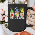 Cute Gnomes Teach Love And Inspire Back To School Teacher Graphic Print Coffee Mug, funny design