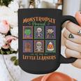 Cute Halloween Teacher Graphic Print Coffee Mug, funny design