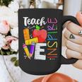 Cute Teach Love And Inspire Men Women Teacher Graphic Print Coffee Mug, funny design
