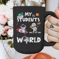 Cute Teacher My Students Are Out-Of This World Space Graphic Print Coffee Mug, funny design