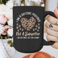 Daycare Provider Teacher Childcare Worker Leopard Heart Fun Graphic Print Coffee Mug, funny design