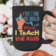 Diabetic Teacher Diabetes Awareness Insulin Blue Ribbon Graphic Print Coffee Mug, funny design
