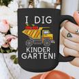I Dig Kindergarten Student Teacher Construction First Day Graphic Print Coffee Mug, funny design