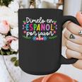 Dimelo En EspañOl Maestra De EspañOl Spanish Teacher Graphic Print Coffee Mug, funny design Dimelo En EspañOl Maestra De EspañOl Spanish Teacher Graphic Print Coffee Mug, funny design