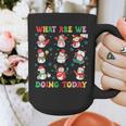 What Are We Doing Today PE Teacher Snowman Christmas Graphic Print Coffee Mug, Pe Teacher Gifts, funny design What Are We Doing Today PE Teacher Snowman Christmas Graphic Print Coffee Mug, Pe Teacher Gifts, funny design