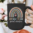 Dream Team Special Education Teacher ED SPED Squad Rainbow Graphic Print Coffee Mug, funny design Dream Team Special Education Teacher ED SPED Squad Rainbow Graphic Print Coffee Mug, funny design