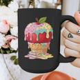 Dripping Apple Ice Cream Cone Cute Teacher Appreciation Graphic Print Coffee Mug, funny design Dripping Apple Ice Cream Cone Cute Teacher Appreciation Graphic Print Coffee Mug, funny design